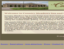 Tablet Screenshot of countrymeadowsmcgregor.com